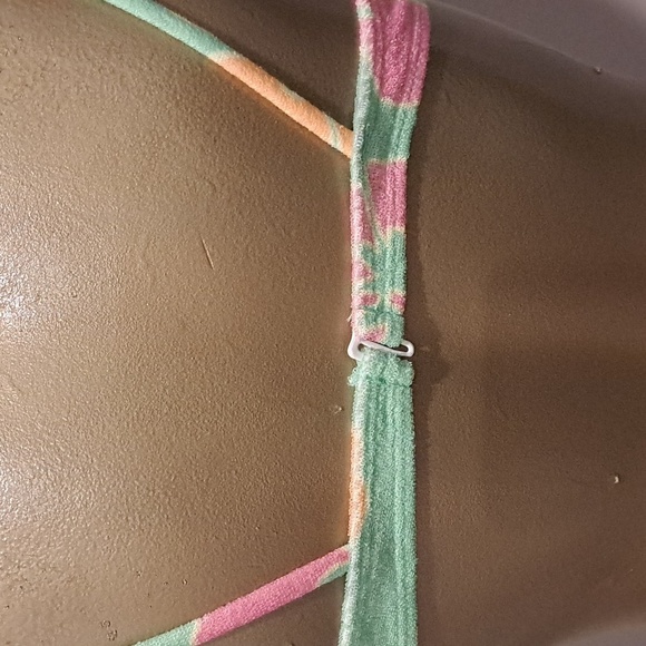 AURELLE Kiva Green Two Piece Flowered Print Bikini - Picture 9 of 9